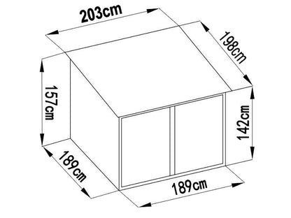 Zilton 4141 bike shelter